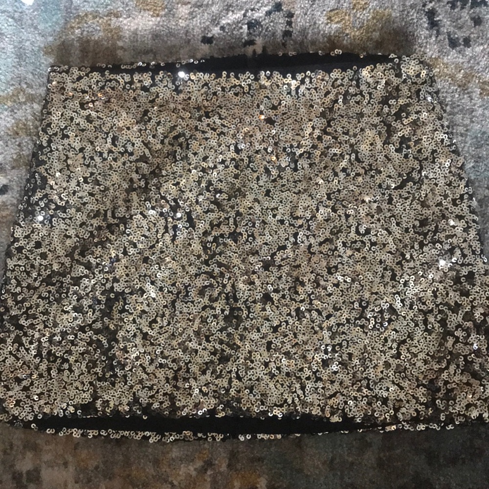 Sequin Mini Skirt